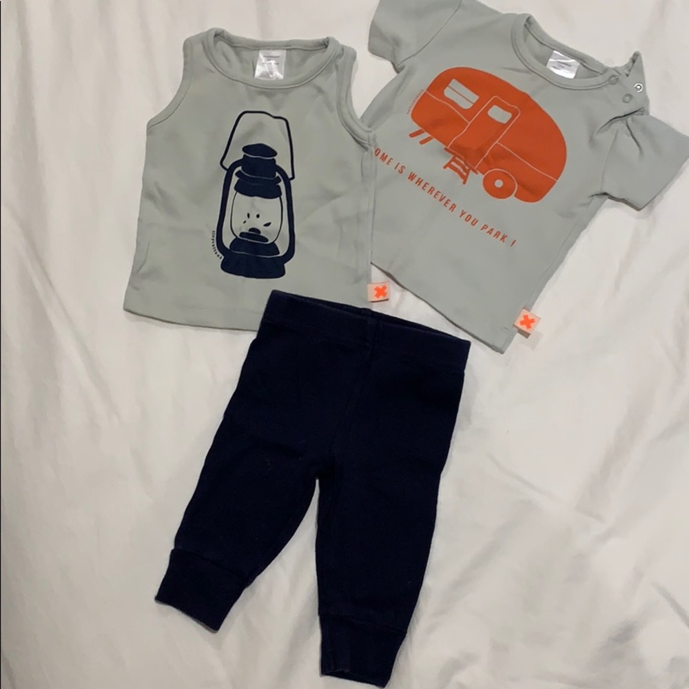 Tinycottons Pima cotton 3/6 months baby bundle